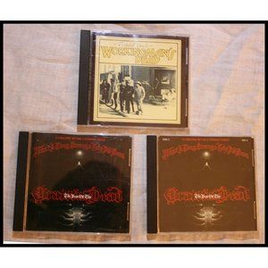 3 Greatful Dead CDs - The Best of Disc 1 and 2 / Workingman's Dead
